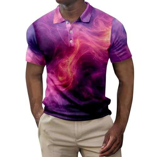 SOOUICKER Poloshirt Herren Kurzarm mit Aufdruck Polohemd Bunt Modern Tshirt 3D Effekt Funktionsshirt Herren mit Kragen Muster T Shirt Business Casual SOOUICKER Poloshirt Herren Kurzarm mit Aufdruck Polohemd Bunt Modern Tshirt 3D Effekt Funktionsshirt Herren mit Kragen Muster T Shirt Business Casual von SOOUICKER
