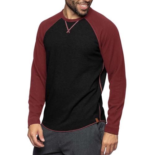 SOOUICKER Pullover Herren Rundhals Sweatshirt Herren Ohne Kapuze Langarmshirt Herren Zweifarbig Sweatshirt Herren Sport Regular Fit Pullover Herren Elegant Langarmshirt Herren Vintage von SOOUICKER