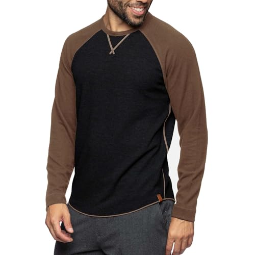 SOOUICKER Pullover Herren Rundhals Sweatshirt Herren Ohne Kapuze Langarmshirt Herren Zweifarbig Sweatshirt Herren Sport Regular Fit Pullover Herren Elegant Langarmshirt Herren Vintage von SOOUICKER