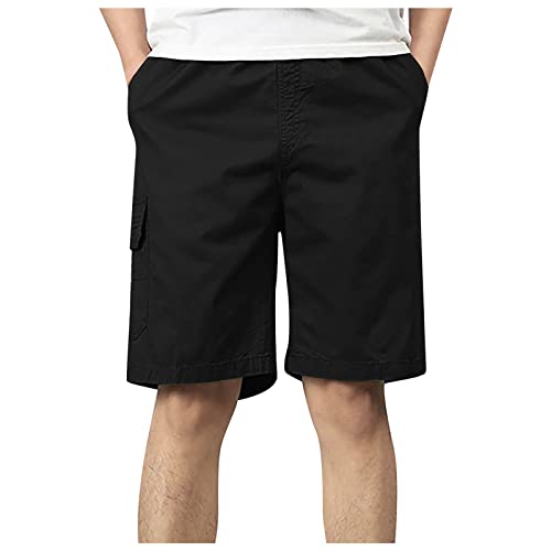 SOOUICKER Shorts Herren Sommer Kurze Hosen Herren Cargo Cargo Shorts mit Reißverschluss Herren Arbeitshosen Männer Kurz Cargohose Herren Kurz Kurze Hosen Herren mit Vielen Taschen von SOOUICKER