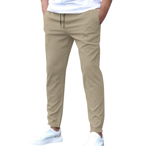 SOOUICKER Sommerhose Herren Leicht Stretch Chino Hose Slim Fit mit Gummibund Stoffhose Sommer Elegant Freizeithose Chino Modern Anzughose Casual mit Gummizug SOOUICKER Sommerhose Herren Leicht Stretch Chino Hose Slim Fit mit Gummibund Stoffhose Sommer Elegant Freizeithose Chino Modern Anzughose Casual mit Gummizug von SOOUICKER