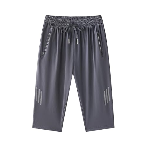 SOOUICKER Sporthose Herren Kurz 3/4 Kurze Hosen Herren Sport mit Reißverschluss Über Knie Bermuda Shorts Sommer Jogging Kurze Jogginghose Stretch Dreiviertel Hose Sport Schnelltrocknend SOOUICKER Sporthose Herren Kurz 3/4 Kurze Hosen Herren Sport mit Reißverschluss Über Knie Bermuda Shorts Sommer Jogging Kurze Jogginghose Stretch Dreiviertel Hose Sport Schnelltrocknend von SOOUICKER