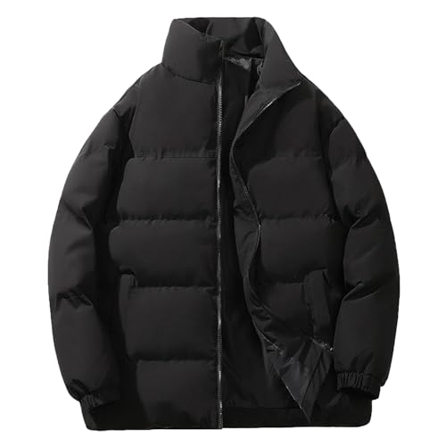 SOOUICKER Steppjacke Herren Winter Ohne Kapuze Winterjacke Herren Warm Stehkragen Übergangsjacke Herren Modern Puffer Daunenjacke Herren Outdoor Steppjacke Herren Warm Zweifarbig von SOOUICKER