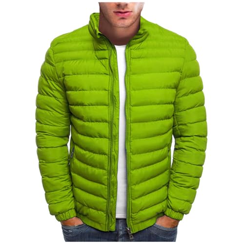 SOOUICKER Steppjacke Herren Winter Winterjacke Puffer Übergangsjacke Modern Daunenjacke Outdoor Kragen Puffer Jacke Oversized Outdoorjacke Daunen Bomberjacke Übergangsjacke Sportlich von SOOUICKER