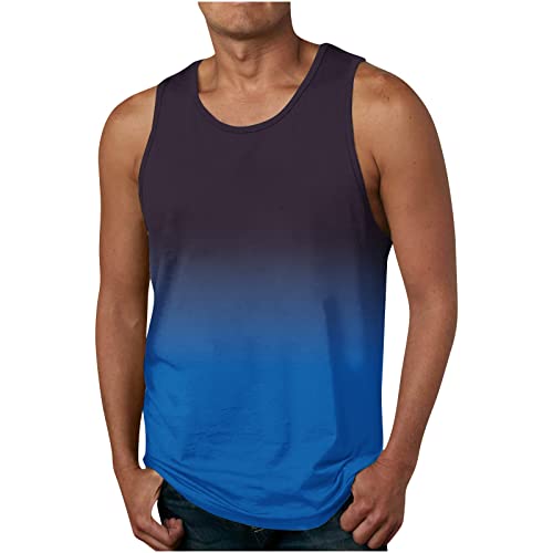 SOOUICKER Tank Top Herren Sommer 3D Ärmellose T-Shirts Herren Muskelshirts Herren Gym Shirt Herren Ärmellos Tshirt Herren 3D Effekt T Shirt Herren Ohne Ärme Tank Top Herren Sport Hawaii Urlaub von SOOUICKER