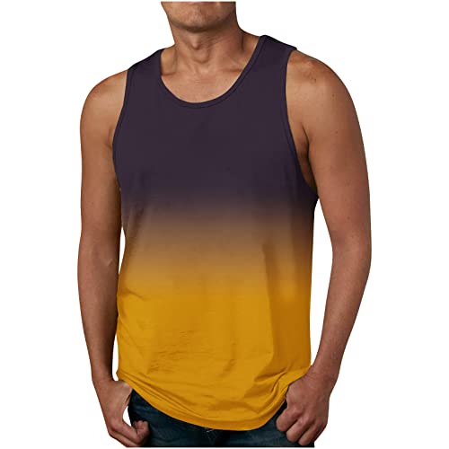 SOOUICKER Tank Top Herren Sommer 3D Ärmellose T-Shirts Herren Muskelshirts Herren Gym Shirt Herren Ärmellos Tshirt Herren 3D Effekt T Shirt Herren Ohne Ärme Tank Top Herren Sport Hawaii Urlaub von SOOUICKER