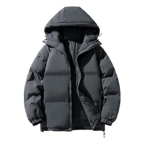 SOOUICKER Warme Winterjacke Herren Steppjacke Winter Puffer Jacke mit Kapuze Daunenjacke Kapuzenjacke Outdoor Übergangsjacke Modern Daunen Wanderjacke Stepp Windjacke Warm Wasserdicht von SOOUICKER