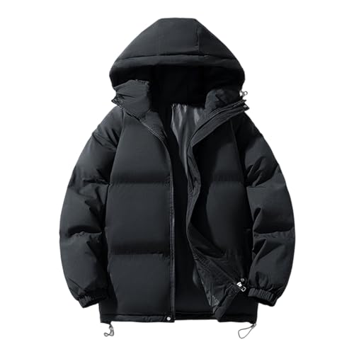 SOOUICKER Warme Winterjacke Herren Steppjacke Winter Puffer Jacke mit Kapuze Daunenjacke Kapuzenjacke Outdoor Übergangsjacke Modern Daunen Wanderjacke Stepp Windjacke Warm Wasserdicht von SOOUICKER