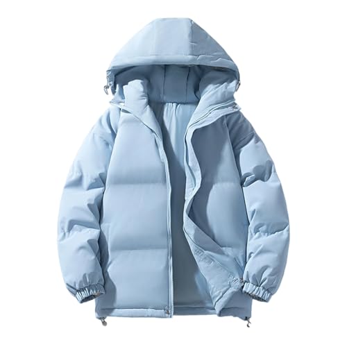 SOOUICKER Warme Winterjacke Herren Steppjacke Winter Puffer Jacke mit Kapuze Daunenjacke Kapuzenjacke Outdoor Übergangsjacke Modern Daunen Wanderjacke Stepp Windjacke Warm Wasserdicht von SOOUICKER