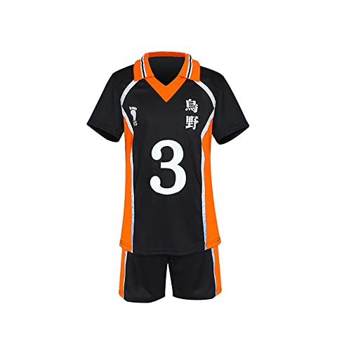 SOOYOOYOO Asahi Azumane Cosplay Volleyball Sportbekleidung Bequeme und Belüftete Karasuno High School Trikots Uniform [Das Trikots Wird Nicht Verkauft Oder Von Asahi Azumane Erstellt] von SOOYOOYOO