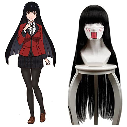 SOOYOOYOO Jabami Yumeko Perücke mit Gratis Mütze Fantasy Kostüm Geschenk Für Weihnachten Halloween Party und Karneval Dekoriert [Die Perücke Wird Nicht Verkauft Oder Von Jabami Yumeko Erstellt] von SOOYOOYOO
