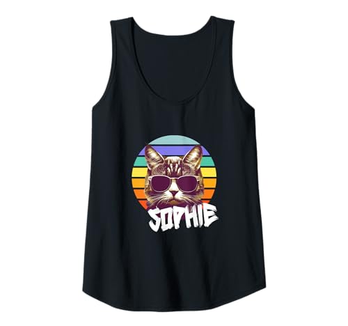Damen SOPHIE - Schöner Mädchen Name mit lustiger Katze Tank Top Damen SOPHIE - Schöner Mädchen Name mit lustiger Katze Tank Top von SOPHIE Tochter Enkel Geburtstag Geschenkideen