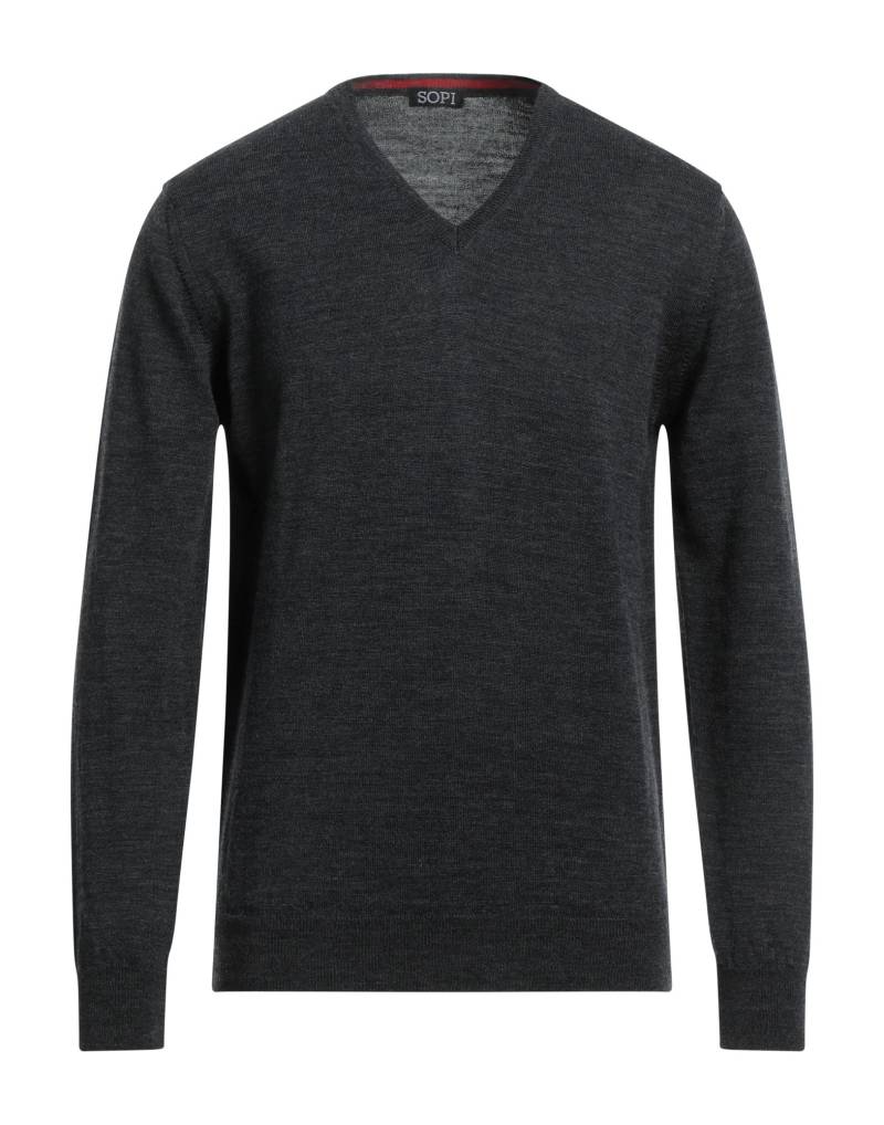 SOPI Pullover Herren Braungrau von SOPI