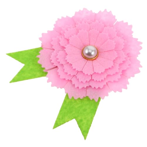 SOPOTUTU 1 Satz Diy Blumenkreuzer für Kindergarten Handgemachte Broschen Materialien Nonwoven Bastelbedarf für Muttertag und Lehrer Tag Belohnungs Geschenkset von SOPOTUTU