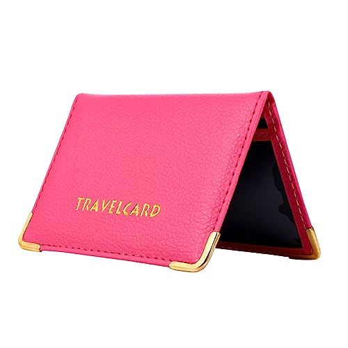 SOPOTUTU Karten Schutzhülle Aus Pu-Leder Ultradünner Kartenhalter Reißfeste Und Wasserabweisende Schutzhülle Bankkartenpaket Kompakte Geldbörse Für Kreditkarten Und Ausweise von SOPOTUTU