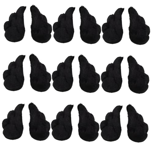 SOPOTUTU 10paare Schwarze Zum Basteln Stoffflügel-patches Kleine Flügel Für Puppen Ornamente Und Dekorationen von SOPOTUTU
