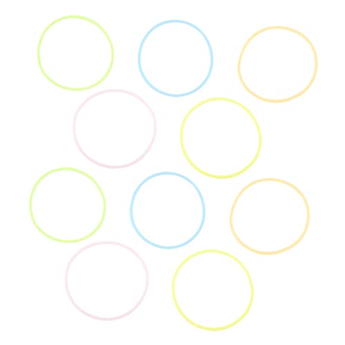 SOPOTUTU 10stücke Dehnbares Silikonarmband Jelly-armband Gummi-jelly-armbänder Gummiarmbänder Armband Für Partys Festivals Geburtstage Und Mehr Leicht Hautfreundlich Und Angenehm Zu von SOPOTUTU