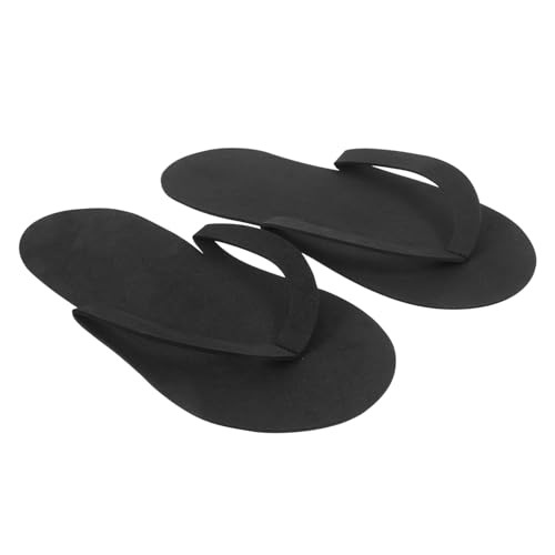 SOPOTUTU 12 Paare Einweg Faltbare EVA Slipper Schnell Trocknend Rutschfest Hygiene Hausschuhe für Damen Herren Hotel Spa Reise Nail Salon Gäste von SOPOTUTU