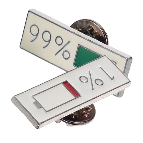 SOPOTUTU 2 Stück Cartoon Electric Power Brosche Brosche Neuheit Brosche Bezaubernde Brosche Kinderbrosche verspielte Brosche hübsche Brosche süße Brosche Legierung von SOPOTUTU