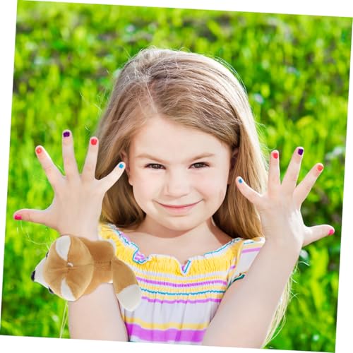 SOPOTUTU 2 Stück Plüsch Schnapparmband Kuscheltier Armband Angenehm zu Tragen Strapazierfähig Langlebig Niedliches Tiermotiv Partygeschenk Spielpreis von SOPOTUTU