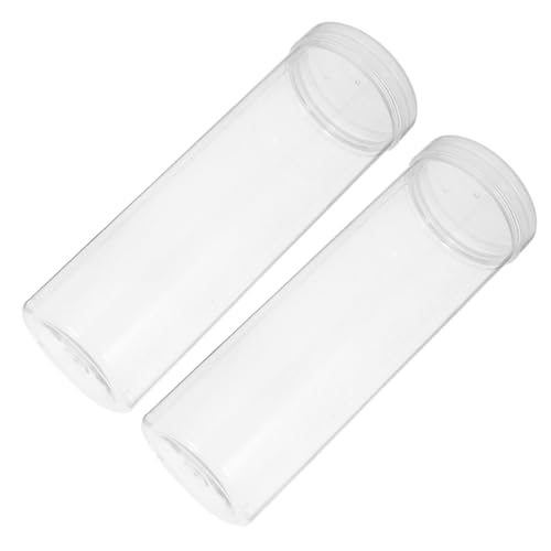 SOPOTUTU 2 Stück Transparente Pen Storage Box Kleine Stiftebox Kunststoff Stiftetui Leicht und Stabil für Kugelschreiber Bleistifte und Ballpoint Pens Geeignet für Büro und Schule von SOPOTUTU