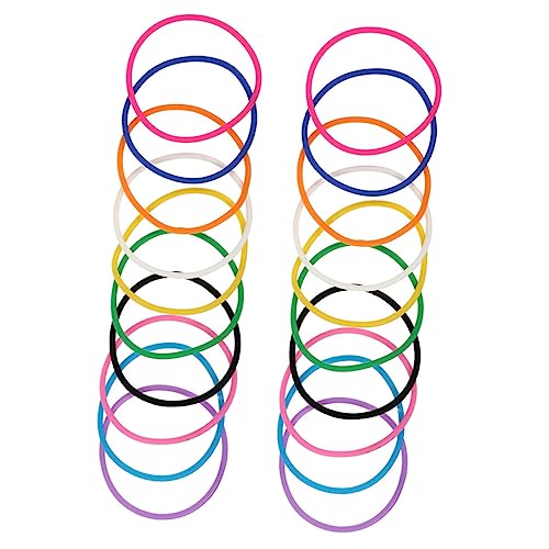 SOPOTUTU 20Stücke Mehrfarbige Silikonarmbänder Dehnbare Jelly Armbänder für Unisex Handgelenks Charme für Partys und Freizeitaktivitäten Bequem und Hautfreundlich von SOPOTUTU