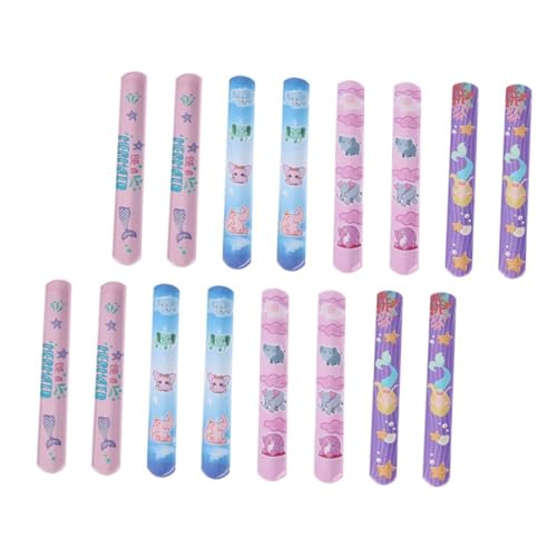 SOPOTUTU 25 Stück Teiliges PVC Klatscharmband mit Bunten Cartoonmotiven und Robust als Party Mitgebsel für Jungen und Mädchen Geeignet für Geburtstage Halloween und Schulprojekte von SOPOTUTU