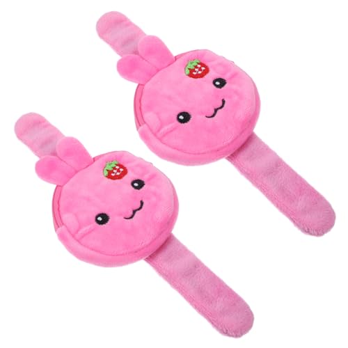 SOPOTUTU 2stücke Kaninchen Stil Slap Armbänder Für Geburtstag Party Favors Dekoratives Handgelenkarmband Mit Münzbeutel Funktion Für Junge Mädchen Spielzeug von SOPOTUTU