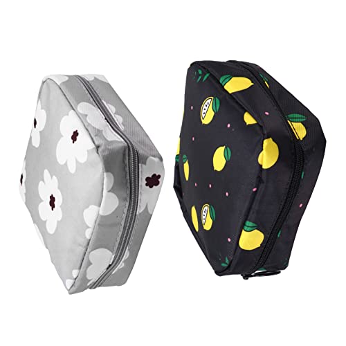 SOPOTUTU 2stücke Tragbare Hygiene-aufbewahrungsbeutel Mit Reißverschluss Kleine Geldbörsen Für Damenbinden Stilleinlagen Schmuck Und Kreditkarten Geeignet Für Schule Büro Reisen Und von SOPOTUTU