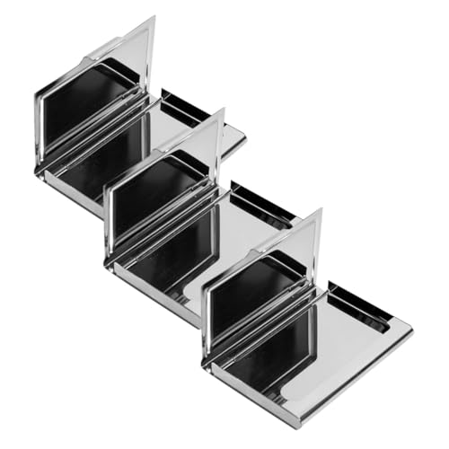 SOPOTUTU 3 Stück Visitenkartenetui Business Card Organizer Kratzfest für Meetings und Konferenzen Metall Kartenetui für Damen und von SOPOTUTU