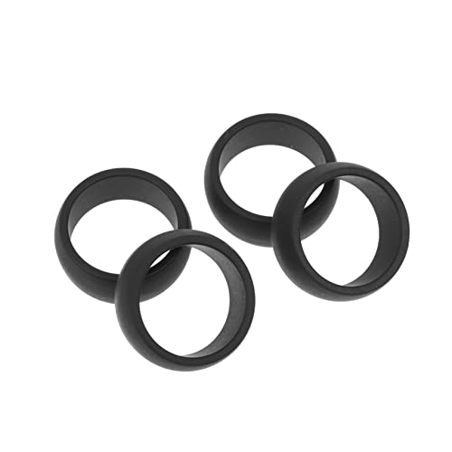 SOPOTUTU 4 STÜCKE Teiliges Sport Schutzringe aus Flexiblem Silikon Bequeme Fingerübung Ringe für Herren Stoßfest Atmungsaktiv für Training Radfahren Schwimmen und Manuelle Arbeit von SOPOTUTU