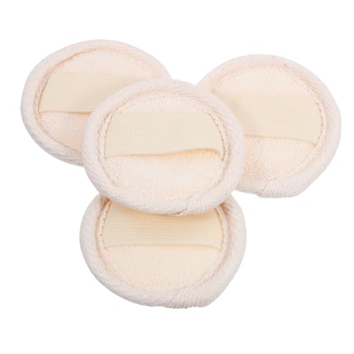 SOPOTUTU 4 Stück Teiliges Gesichtsreinigungspad aus Natürlichem Luffa Peeling Pads zur Gesichtsreinigung Make Up Entferner und Pflegewerkzeug für Sanfte Hautpflege Wasserabsorbierend für von SOPOTUTU