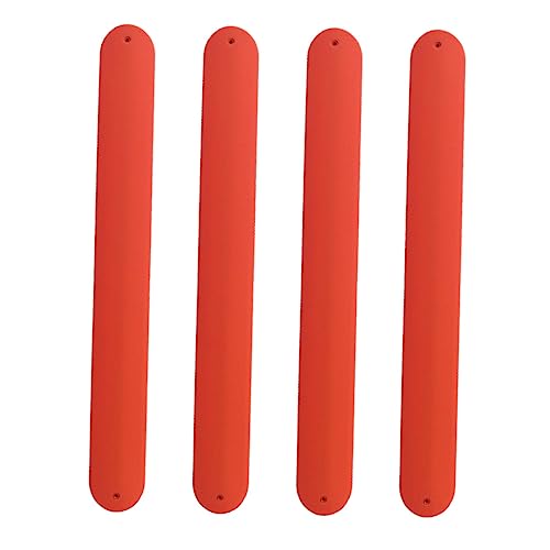 SOPOTUTU 4 Stücke Silikon Slap Armbänder für Kinder Bunte Selbstgemacht Spielzeug Armbänder Flexible Hautfreundliche Party für Festivals und Feiern Einheitsgröße Leicht Anzulegen von SOPOTUTU
