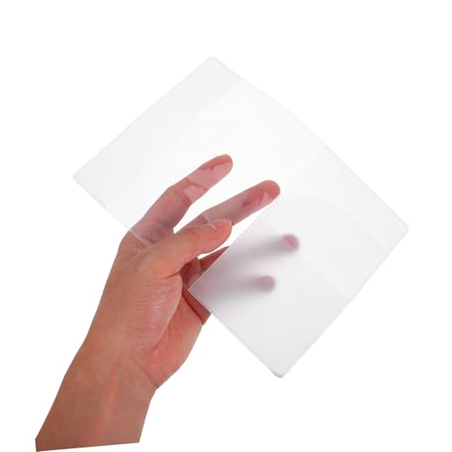 SOPOTUTU 5 Stück Transparente wasserdichte Reisepasshüllen aus PVC Robuster Schutz Klarer Sichtschutz für Schnellen Passzugriff Praktischer Reise Organizer für Gruppen und Vielreisende von SOPOTUTU