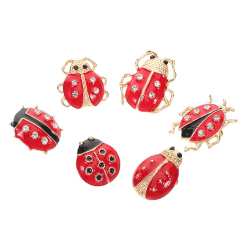 SOPOTUTU 6stücke Teiliges Cartoon Broschen Emaille Anstecknadeln Mit Strass Für Damen Und Mädchen Für Kleidung Und Dekorationen von SOPOTUTU