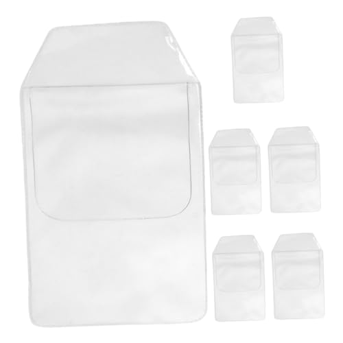 SOPOTUTU 6stücke PVC Stifthalter Für Hemden Transparente Taschenorganizer Für Laborkittel Schulbedarf Stift Und Kartenaufbewahrung Für Ärzte Und Büros von SOPOTUTU