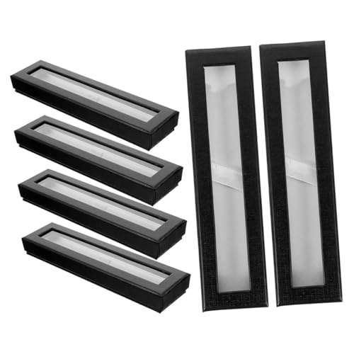 SOPOTUTU 6stücke Transparente Stifteboxen Für Füller Und Kugelschreiber Für Aufbewahrung Und Organisation Von Schreibutensilien von SOPOTUTU