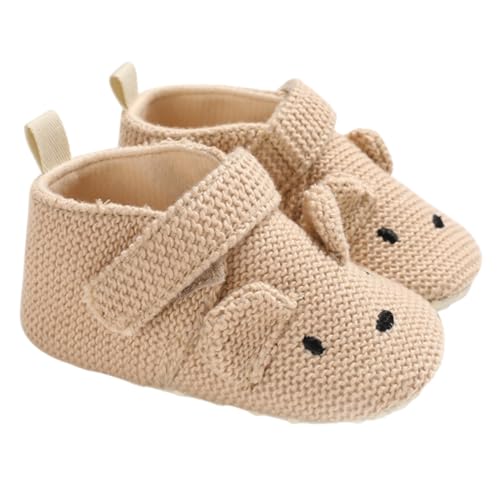 SOPOTUTU Babyschuhe für Drinnen Leichte Atmungsaktive Lauflernschuhe mit Weicher Rutschfester Sohle Unisex Hausschuhe für Jungen und Mädchen Hautfreundlich und Angenehm von SOPOTUTU