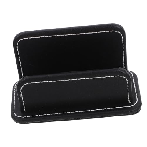 SOPOTUTU Business Holder Pu-Leder Visitenkartenetui Eleganter Business Case Namenskartenhalter für Damen Praktischer Display Stand Schützender Aufbewahrungsbox Farbe von SOPOTUTU