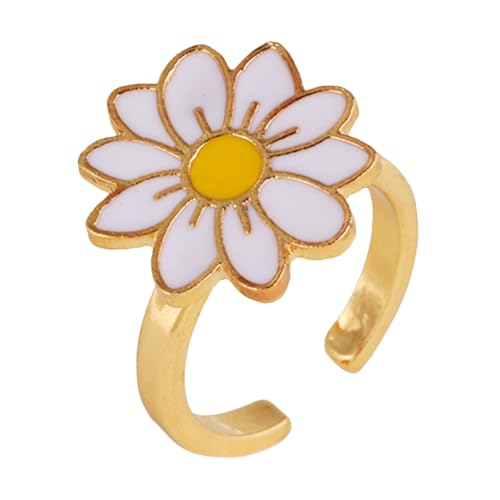 SOPOTUTU Drehbarer Fidget Ring für Mädchen Leichter Stressabbau Charmantes Design Komfortabel zu Tragen für Junge Mädchen und Frauen von SOPOTUTU