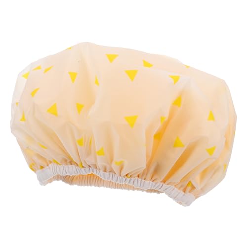 SOPOTUTU Duschhaube Für Damen Wiederverwendbar Elastisch Zum Baden Für Hause Mit Doppelschichtiger Konstruktion von SOPOTUTU