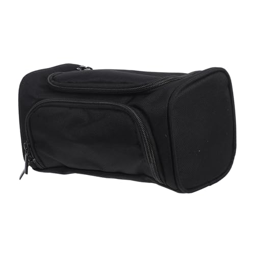 SOPOTUTU Großes Kapazitäts-federmäppchen Oxford-Stoff Multifunktionales Stiftetui Für Schule Büro Und Für Schüler Und Studenten Schwarze Aufbewahrungstasche von SOPOTUTU