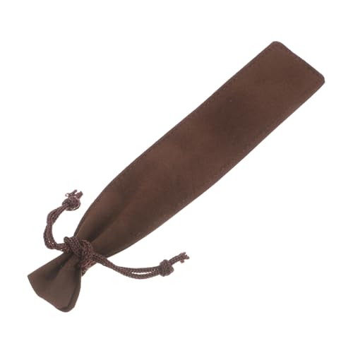 SOPOTUTU Stifttasche Aus Samt Mit Kordelzug Weiche Stifthülle Einzeln Zum Schutz Von Stiften Und Bleistiften Und Tragbar von SOPOTUTU