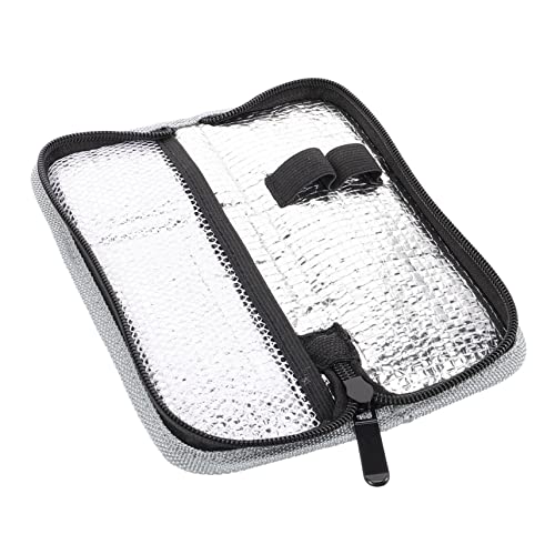 SOPOTUTU Insulin Reiseaufbewahrungstasche Isolierte Kühltasche Für Medikamente Tragbarer Diabetiker-Organizer Mit Für Kühlakkus Kompakt Und Langlebig Für Unterwegs von SOPOTUTU