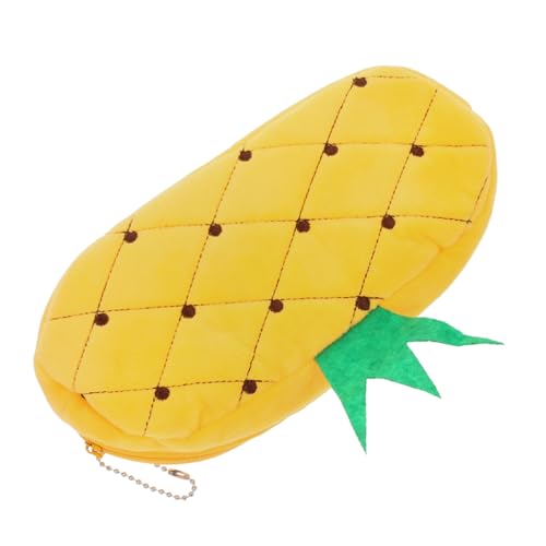 SOPOTUTU Kawaii Plüsch Federmäppchen Mit Reißverschluss Süßes Cartoon Design Großer Stauraum Für Schreibwaren Für Mädchen Und Schulbedarf Flauschige Aufbewahrungstasche von SOPOTUTU