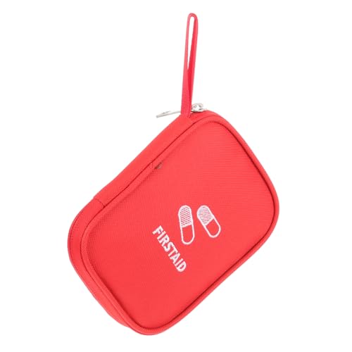 SOPOTUTU Kleine Tragbare Medikamententasche aus Robustem Oxford mit Reißverschluss Praktischer Reiseapotheke Organizer für Camping Wandern Outdoor und Hausgebrauch von SOPOTUTU