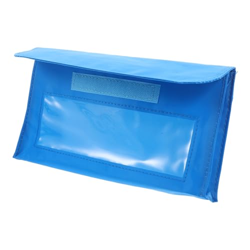 SOPOTUTU Magnetischer Whiteboard Marker Halter Blau Magnetische Aufbewahrungstasche für Büro und Klassenzimmer Ordner für Whiteboard Stifte Effiziente Magnetische Haftung Moderner Organizer von SOPOTUTU