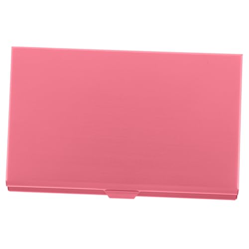 SOPOTUTU Metall Visitenkartenetui mit Spiegel Design Kompakter Aluminium Kartenhalter für Damen Leichter Business Karten Organizer Stilvolle Kreditkartenbox für Büro und Alltag von SOPOTUTU