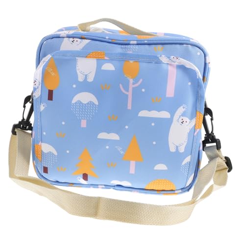 SOPOTUTU Multifunktionale Wickeltasche mit Großer Kapazität Modische Windeltasche aus Leicht zu Reinigendem Material Robuster Organizer für Kinderwagen Praktischer Reise tote für Eltern von SOPOTUTU