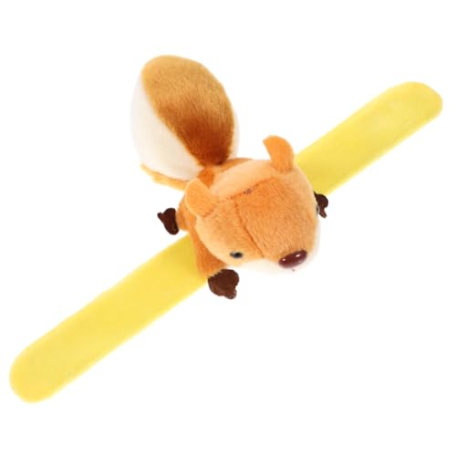 SOPOTUTU Plüsch Klatscharmband Squirrel Party Slap Bracelet Weiches Kuscheltier Armband Für Erwachsene Langlebiges PP Baumwoll Material Als Mitgebsel Für Geburtstage Und Feste von SOPOTUTU
